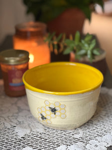 Large Honey Bee Bowl