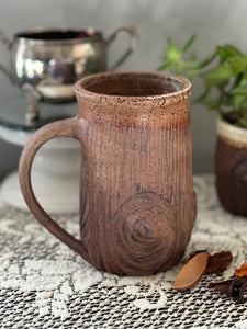 White Rustic Forest Mug