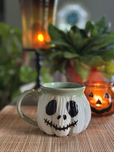 White Jack-o-lantern Mug