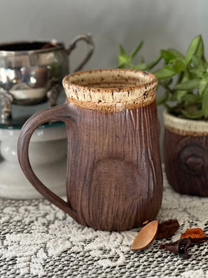 Cut Ivory Forest Mug