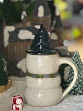 Magical Snowmen Mugs -Color scarf  Green and Gray (S)