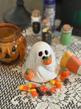 A Boo with Pumpkin Luminary