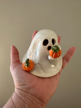 A Boo with Pumpkin Luminary