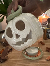 White Jack-o-lantern luminary