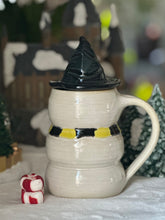 1 Magical Snowmen Mugs -Color scarf Yellow and Black (H)