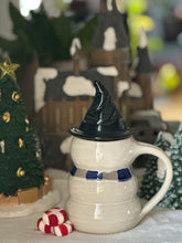 Magical Snowmen Mugs -Color scarf Blue and Gray (R)