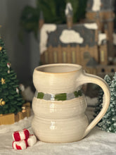 Snowmen Mug -Color scarf Green and Gray