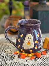 Candy Corn Ghost Mug